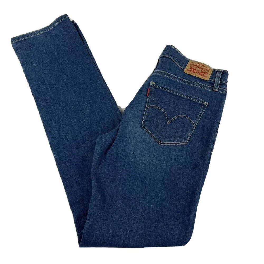 Levis Womens Blue Jeans 312 Shaping Slim Straight